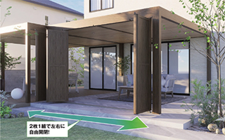 ホームヤードルーフシステム フラップスクリーン